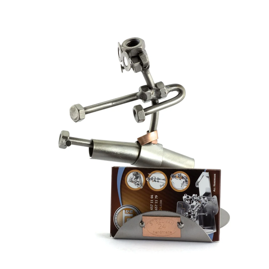 Karate Screw Man Place Card Holder
