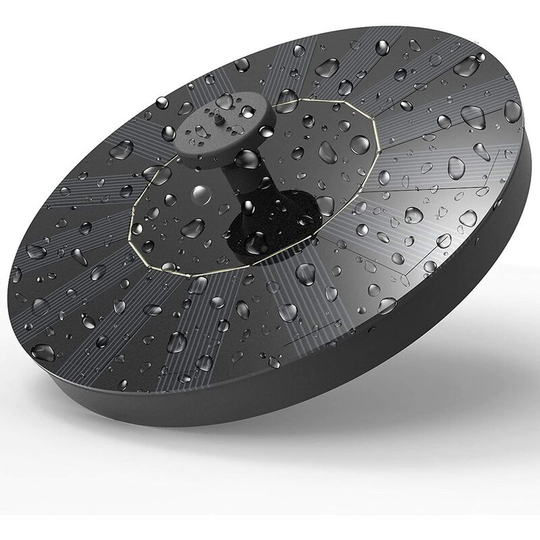 Small Solar Pond Fountain with 1W Monocrystalline Solar Panel 1W Floating Decoration for Pond Garden Garden Pond - Litzee
