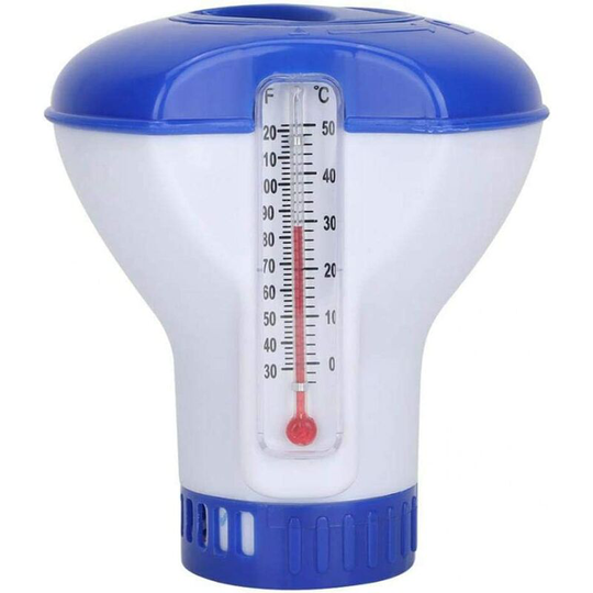 Deckon - Floating Pool Aerator, Pool Chlorine Aerator with Thermometer, Automatic Chlorine Aerator for All Pools, Spas, Hot Tubs, Aquariums & Fish