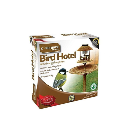 Kingfisher Bronze Copper Effect Solar Powered Bird Hotel