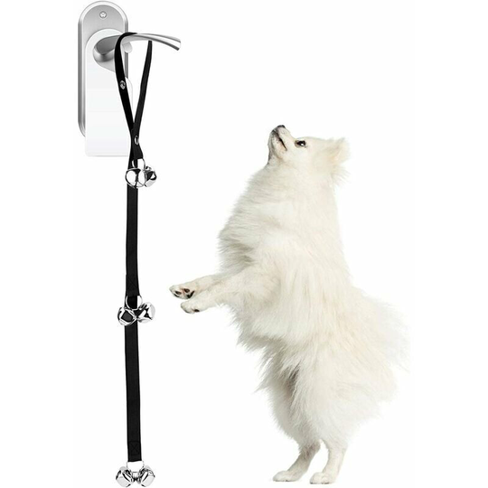 Dog Bells Pet Potty Training Bell, Housetraining Dog Bells Length Adjustable Training Toy for Small and Medium Dogs