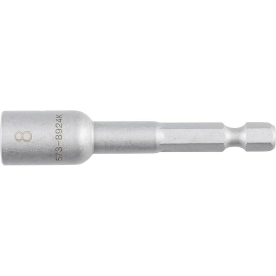 8mm x 65mm Hexagon Magnetic Nut Setter 1/4' dr - Kennedy