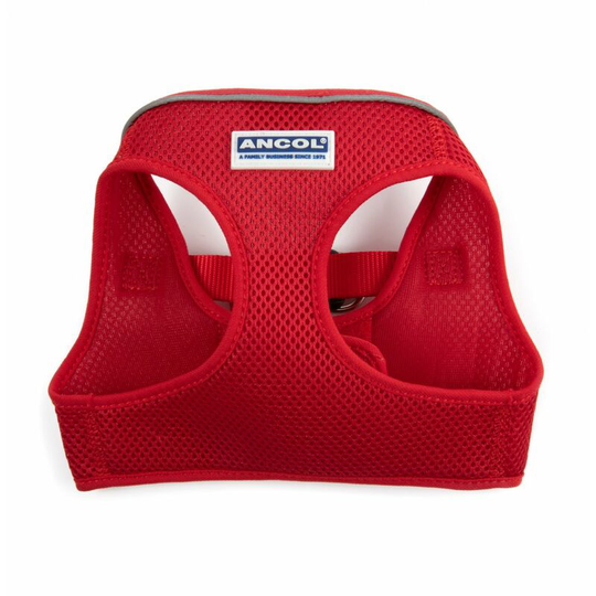 Step-in Dog Mesh Harness (m (46 - 54cm)) (Red) - Red - Ancol
