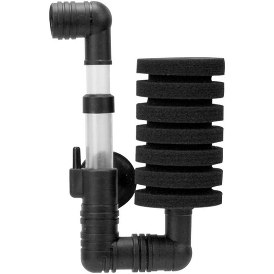 Sponge Filter, Aquarium Fish Tank Filter with Biochemical Sponge Silent Submersible Filter