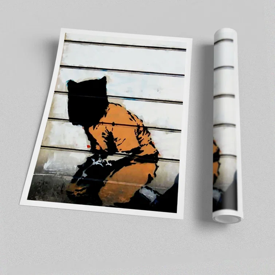 Jail Rat - Unframed Graphic Art Print on Paper