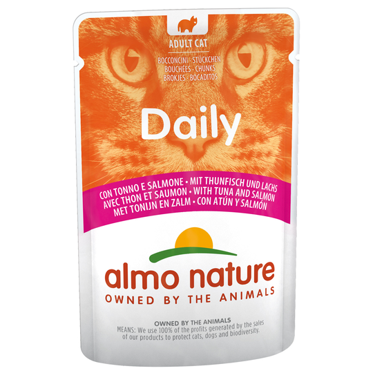 Almo Nature Daily Menu Pouches 70g - Tuna & Salmon (6 x 70g)