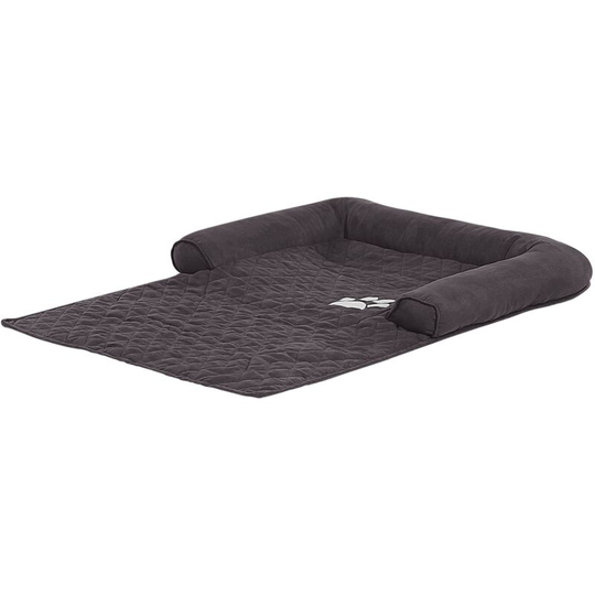 Sofa Pet Bed for Dog Cat Couch Protection Polyester Grey Bozan - Grey