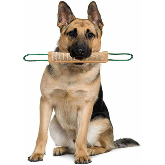 Jute Dog Bite Sock - Extra Sturdy, Durable Dog Bite Toy, Interactive Toys for Medium to Large Dogs, Great for Tug of War-Thsinde