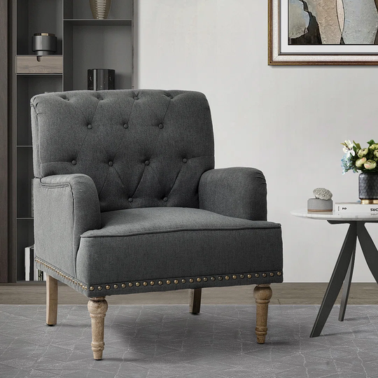 Vernet 73Cm Wide Tufted Armchair