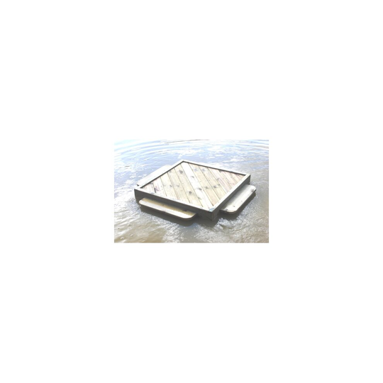 Medium Square Duck Float, Waterfowl Platform, Floating Waterfowl Pontoon