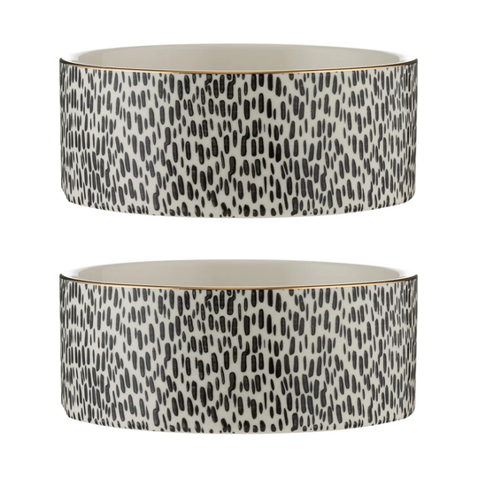 Gold Rim with Pet Bowl/Dish
