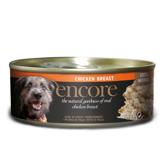 Encore Dog Tin 12 x 156g - Chicken Breast with Rice