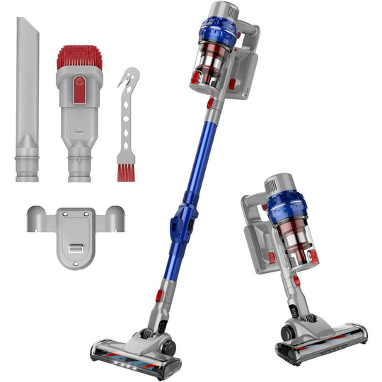 Honiture - Cordless Vacuum Cleaner, 380W/30KPa Powerful Suction with Folding pole H9 Cordless Vacuum 35Min Runtime, Detatchable Battery, 4 in 1 Stick
