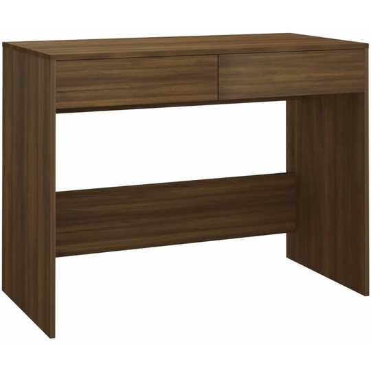 Vidaxl - Desk Brown Oak 101x50x76.5 cm Engineered Wood Brown