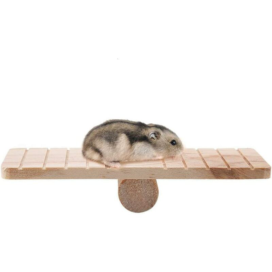 Readcly - Hamster Toy, Hamster Games Hamster Platform Seesaw Hamster Toy Hamster Bridge Accessory for Hamsters Rat Mouse Gerbil Chinchilla Squirrel