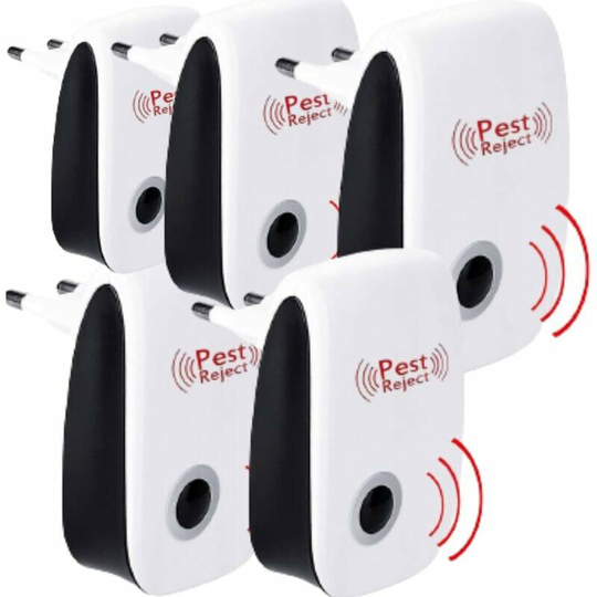 Bearsu - Ultrasonic Mice and Rats Lot Of 5 - Ultrasonic Mosquito Repellent - Ultrasonic Repellent - Ultrasonic Mosquito Repellent - Ultrasonic Mouse
