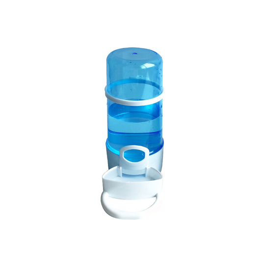Automatic pet drinker, blue