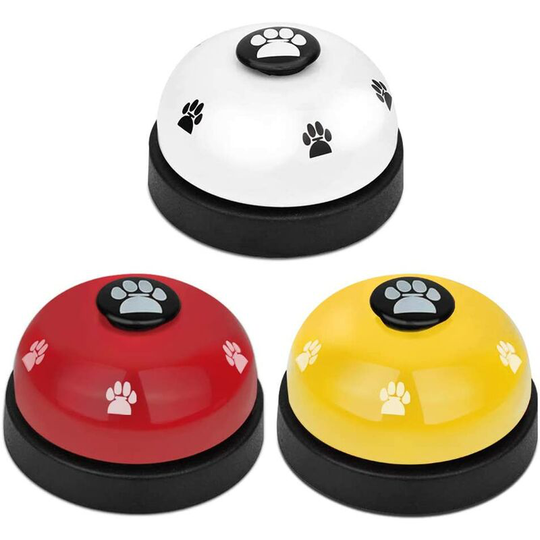 Dog Training Bell, 3 Pack Puppy Training Bell, Outdoor Interactive Toys, Pet Communication Device