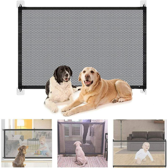 Dog barriers, dog gate, stair gate, child safety stair gate, foldable and easy to install, protective net for corridors, bedrooms and stairs (s 110 *