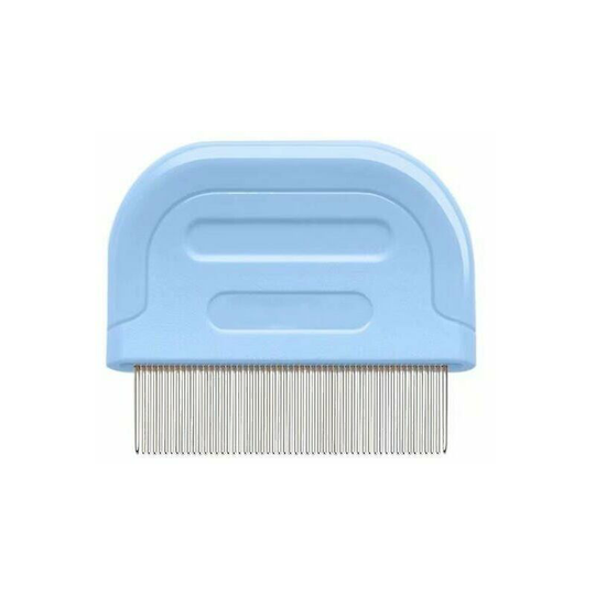 Flea Removal Grooming Comb for Cats, Dogs, Rabbits. Effective against Fleas, Nits, Biting Pests, Ticks, Flea Dirt, Ectoparasites(6.5*5.4*0.9-a Flea