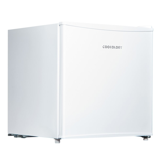 Cookology MFZ32WH White Table Top Mini Freezer | New Metal Back, 32L, 4 Star