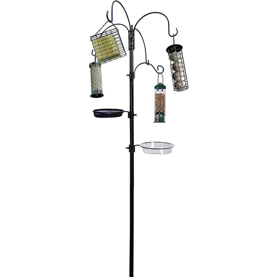 Wild Bird Feeding Station Kit Multi Feeder With Seed Tray Hanging Feeders Water Bath