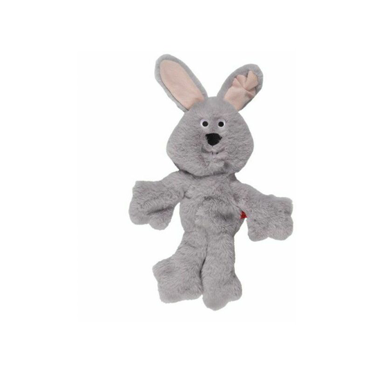 ZOON Plush Fun Durable Squeaky Bunnyknots Rope Rabbit Dog Toy