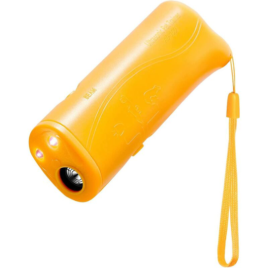 Litzee - Handheld Dog Repellent Trainer, 3 in 1 Anti Barking Device with led Flashlight, Ultrasonic Dog Deterrent and Bark Stopper Dog Trainer