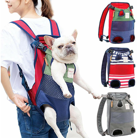 Dog Backpacks Medium Dogs Dog Carrier Bag Dog Bag Adjustable Carry Bag Backpack for Hiking, Travel, Camping, Support up to 12kg (Green) Soekavia