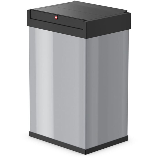 Waste Bin Big-Box Swing Size l 35 l Silver 0840-121 Hailo Silver