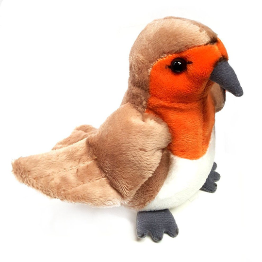 12cm Red Robin Cuddly Soft Toy - Plush Bird Toy Gift Idea - Christmas