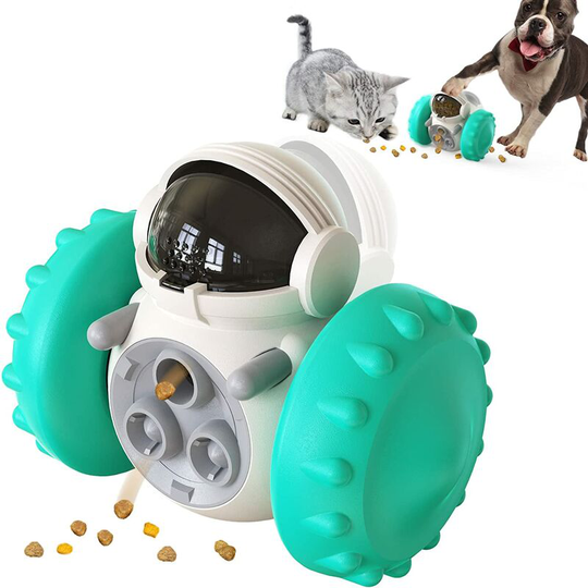 FVO - Pet Snack Ball Dog, Interactive Dog Toy, Balance Food Car Pet Toy, Slow Eating Ball, Can Relieve Anxiety, for Large and Small Dogs