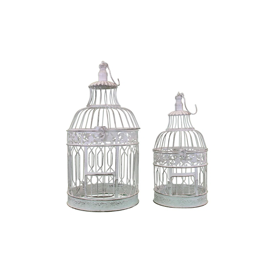 Sandiacre Claire 2 Piece Decorative Bird Cage Set