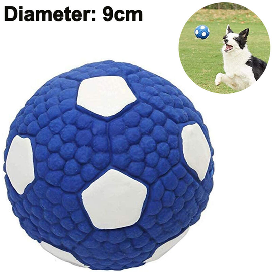 Durable Squeaky Dog Play Chew Fetch Ball Football Suit for Toy Interactive Fetch and Play Accessories, l