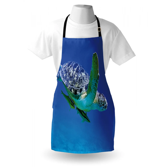 Exotic Sea Animal Swim Aquarium Wildlife Apron