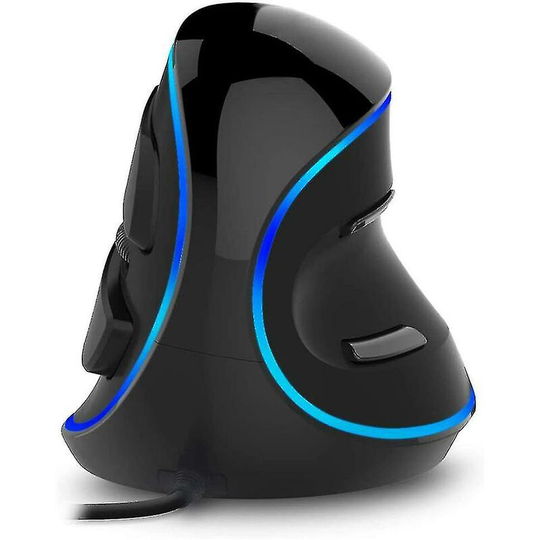Wired Vertical Mouse Ergonomic Optical Mouse With Adjustable Dpi,11