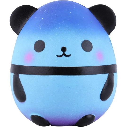 Panda Egg Galaxy Collection Squishies Novelty Stress Reliever Toys and Gadgets Kawaii Halloween Party Props (Starry Sky, Large)