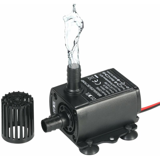 Submersible Pump Pond Water Pump for Aquarium, Hydroponics, Aquaponics, Fountains, Ponds, Statues, Aquariums and Inline 300L/H Lift 300cm
