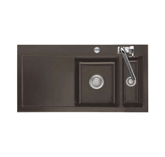 Mera 51cm x 20cm Double Bowl Kitchen Sink