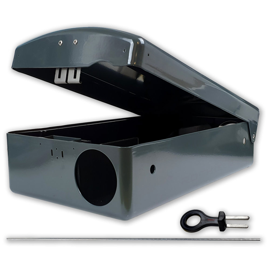 (1 Box) Roshield Heavy Duty Metal Rodent Bait Station