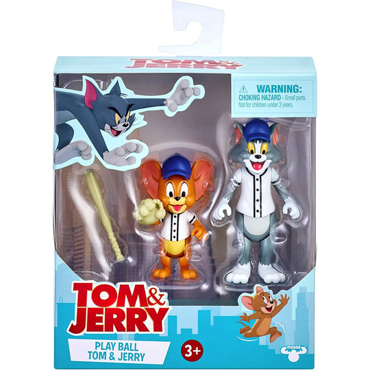 Tom & Jerry - 3" Movie Scenes Favourite 2 Figure Pack - Playball Tom & Jerry