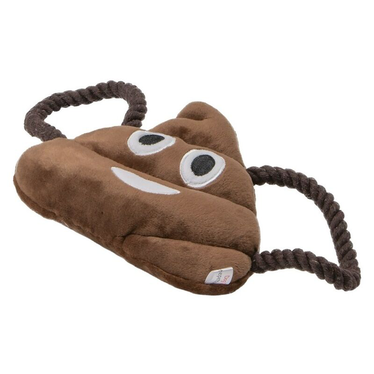 Animate Poo Emoji Plush Dog Toy (One Size) (Brown) - Brown