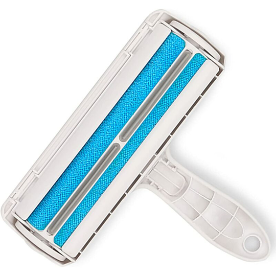 Pet Hair Remover Roller, Reusable Roller for Dogs and Cats, Easily Cleans Sofas, Carpets, Furniture, Clothes - Blue