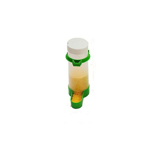 LITZEE Bird Feeder - Plastic Bird Feeder Automatic Seed Water Feeder Cage for Parrot Parakeets