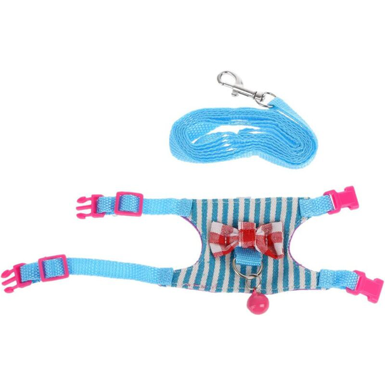 Modou - Small Pet Ferret Chest Strap Hamster Rabbit Harness Leash Set