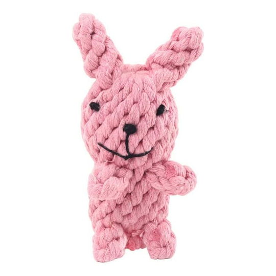 Dog Chew Toy Creative Funny Knitted Cotton Rope Toy Durable Teeth Cleaning Puppy Chew Ball