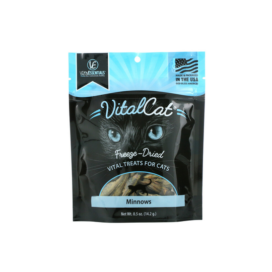 Vital Essentials, Vital Cat, Freeze Dried Treats, Minnows, 14g