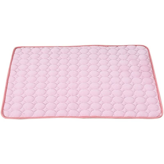 Cooling Mat for Pets Cushion & Eacute; Nest Niche Breathable Bed Sofa Basket Cat Dog Pink 102x70cm xl