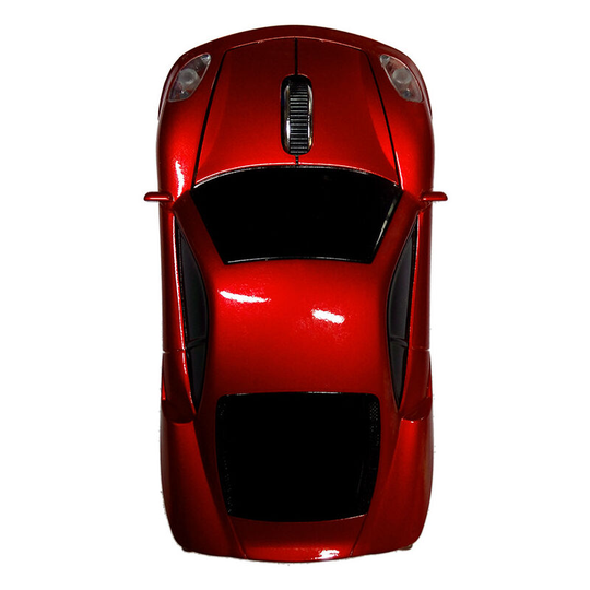 Thsinde - 2.4GHz Wireless Optical Mouse Car Design Red Color