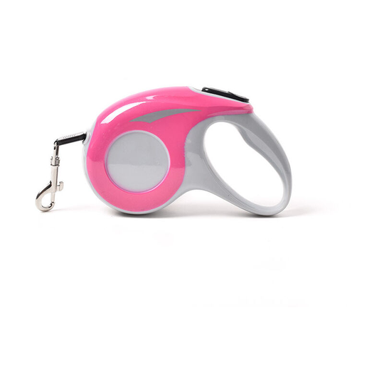 Dog Walker, Extendable and Retractable Leash, Dog Leash, Auto Retract (Rose Red, 3m)